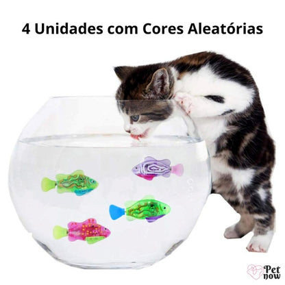 Peixe Robô Nadador para Gatos