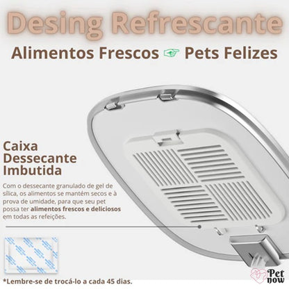 Alimentador Automático Wi-Fi para Pets ROJECO®