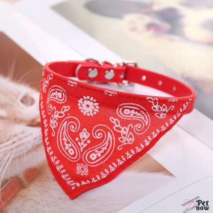 Coleira Bandana Estilosa para Cachorros e Gatos Filhotes