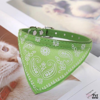 Coleira Bandana Estilosa para Cachorros e Gatos Filhotes