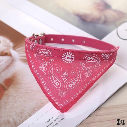 Coleira Bandana Estilosa para Cachorros e Gatos Filhotes