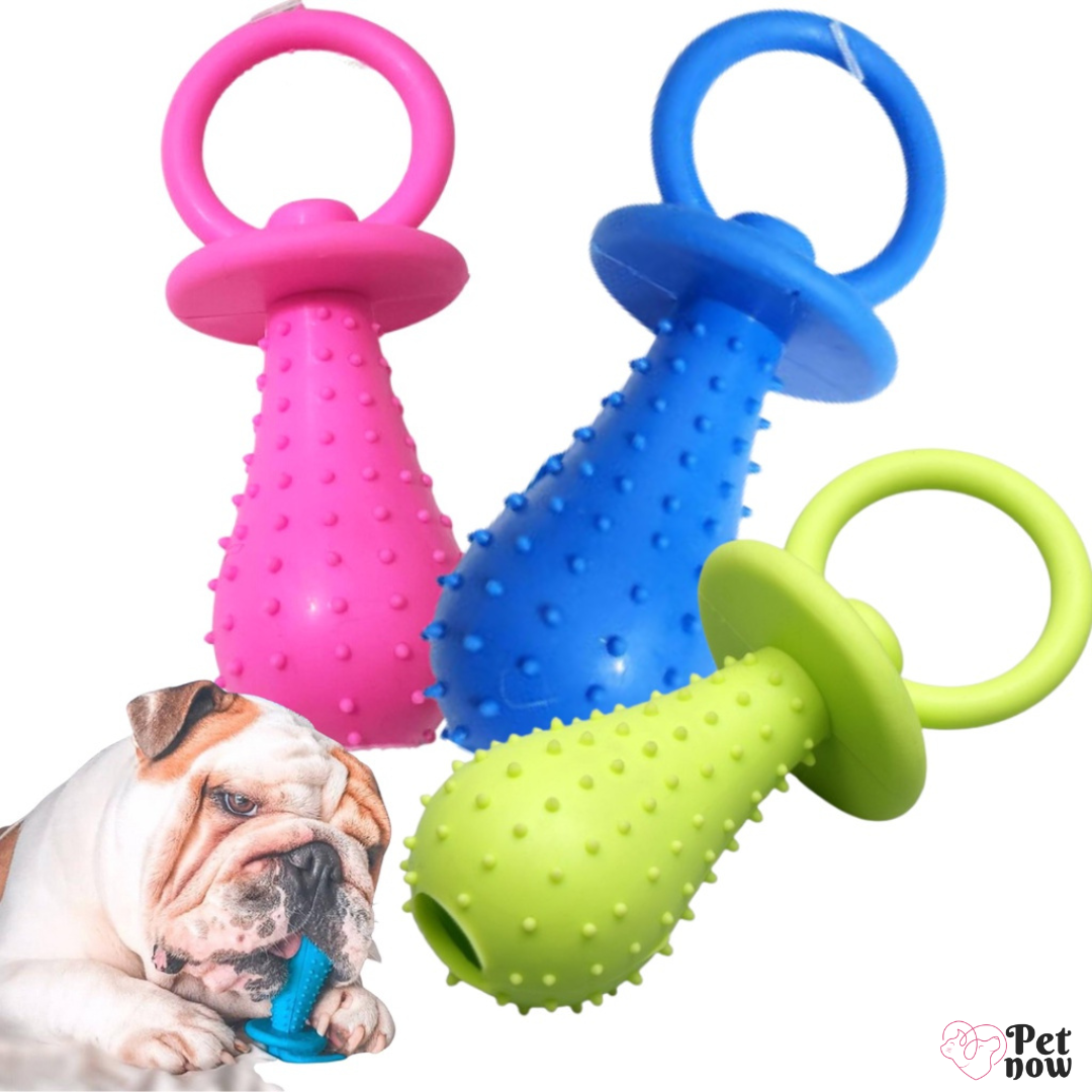 Kit de 4 Brinquedos Mordedores para Cachorros Pequenos - Bola, Corda - Pet