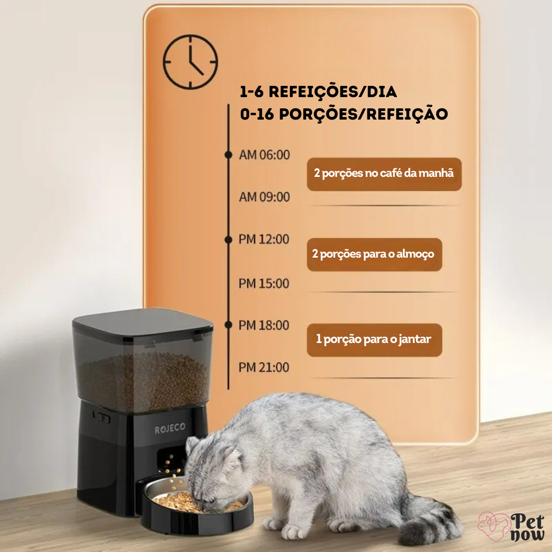 Comedouro Automático de Cães e Gatos ROJECO