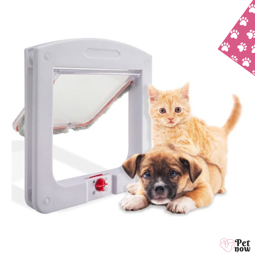 Passagem Porta Pet 4 em 1 - A Solução Perfeita para Gatos e Cães Pequenos