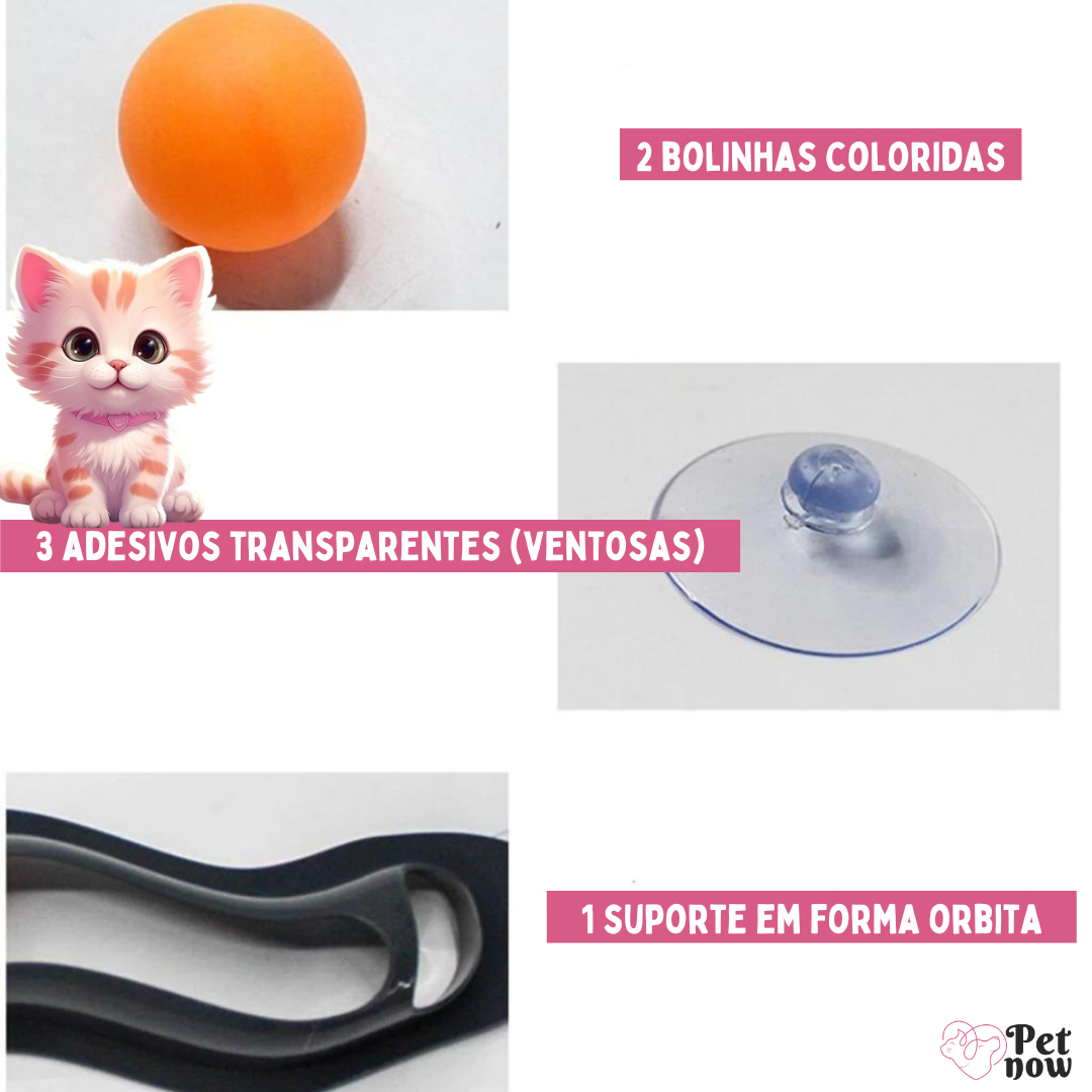 Brinquedo Interativo com Bolinha Track n'roll: Diversão Elevada para o Seu Gato