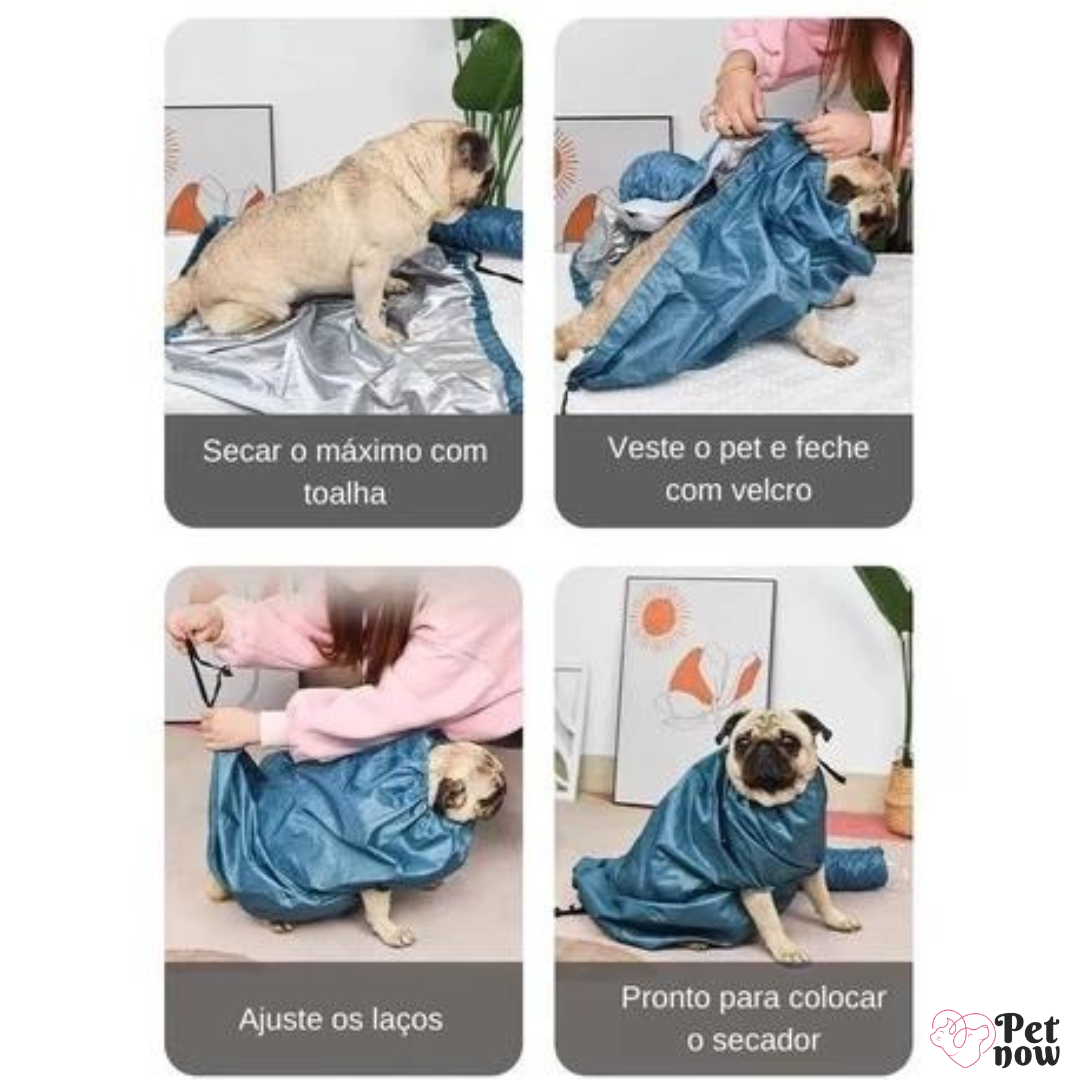 Roupa Secadora para Cães DogDry SilverShield