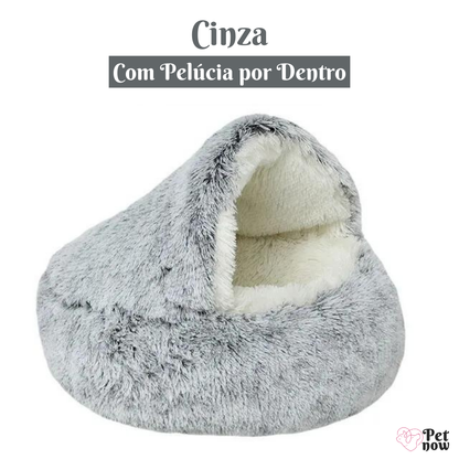 Cama Redonda de Pelúcia para Pets