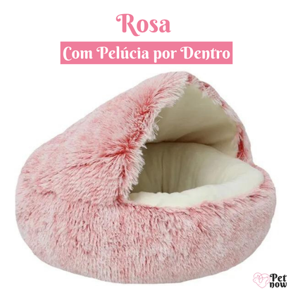 Cama Redonda de Pelúcia para Pets