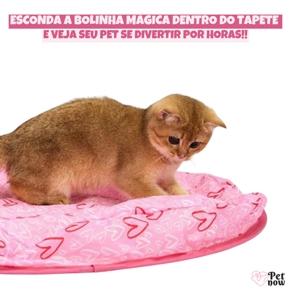 Tapete Interativo de Caça a Bola Mágica para Gatos