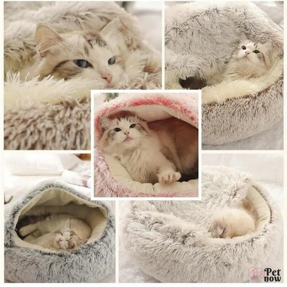 Cama Redonda de Pelúcia para Pets