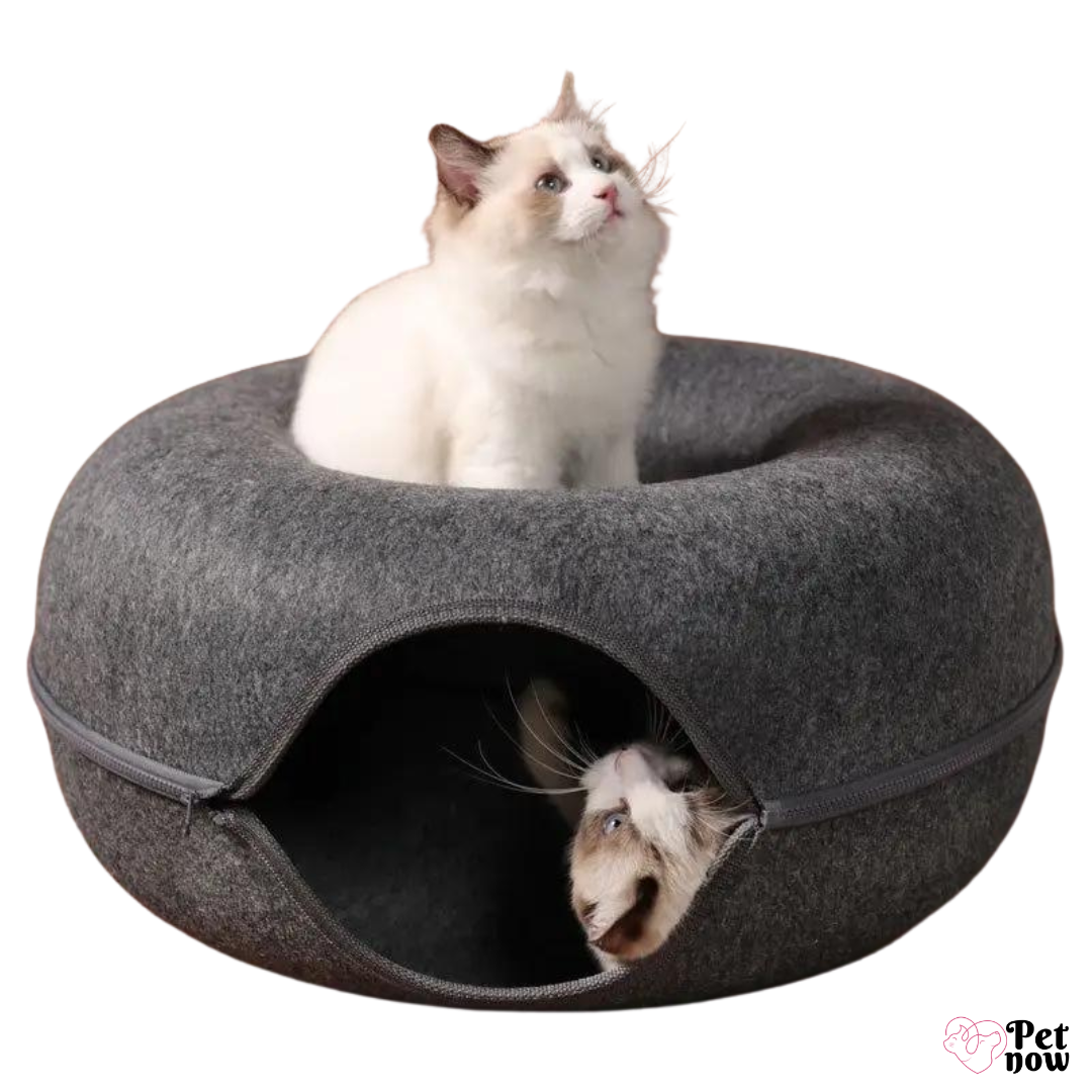 Cama Túnel para Gatos - Brinquedo Interativo