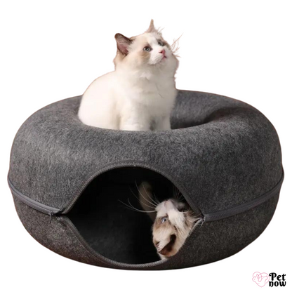 Cama Túnel para Gatos - Brinquedo Interativo