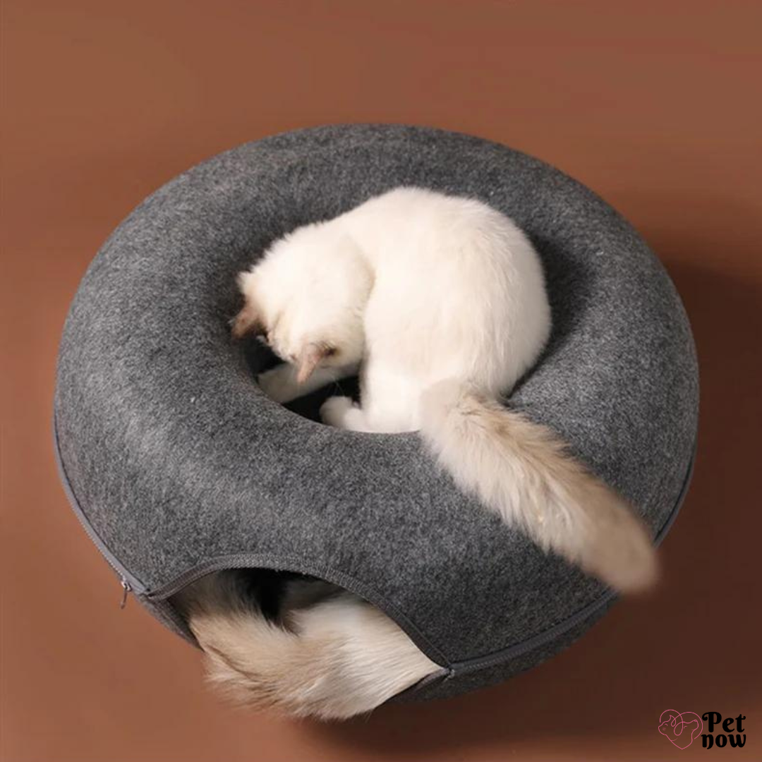 Cama Túnel para Gatos - Brinquedo Interativo