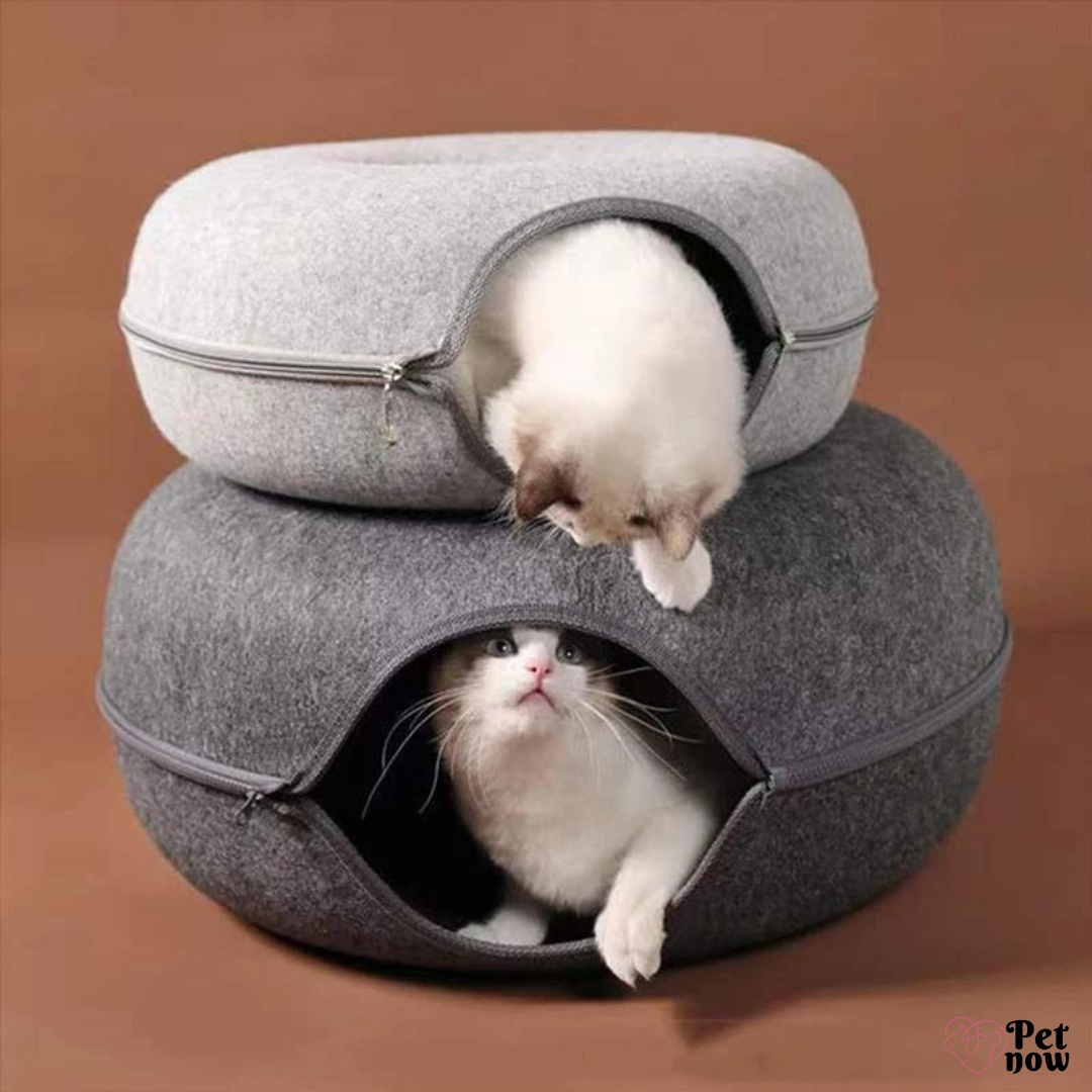 Cama Túnel para Gatos - Brinquedo Interativo