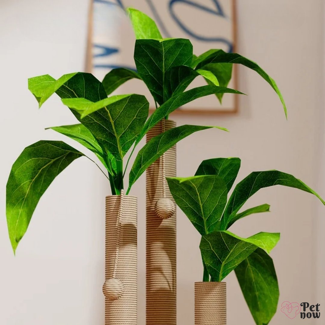 Arranhador de Sisal para Gatos Coqueiro Decorativo