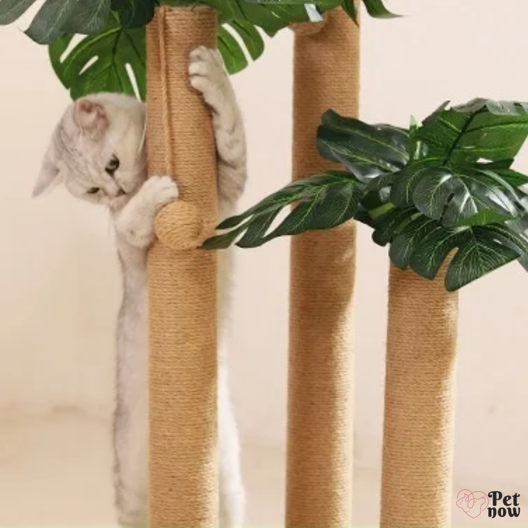 Arranhador de Sisal para Gatos Coqueiro Decorativo