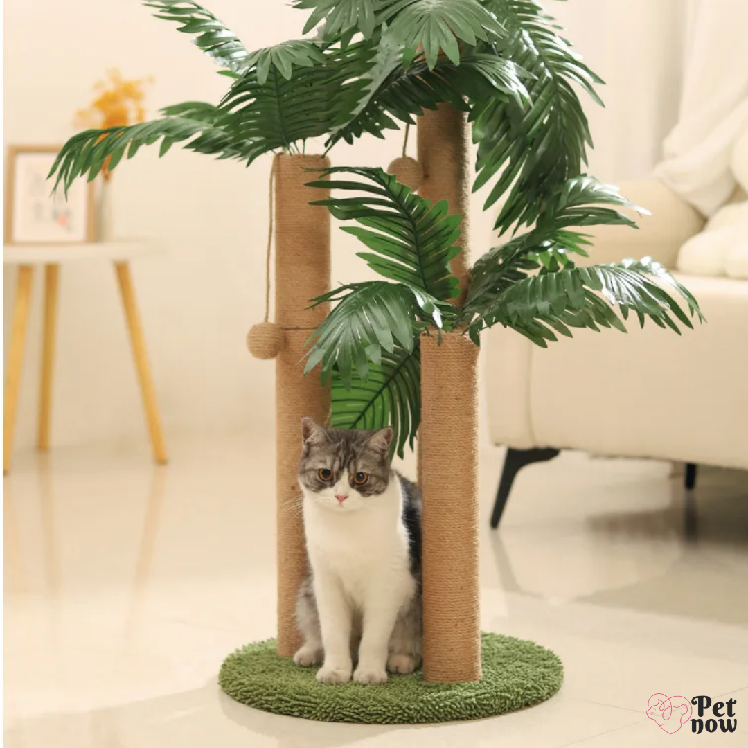 Arranhador de Sisal para Gatos Coqueiro Decorativo