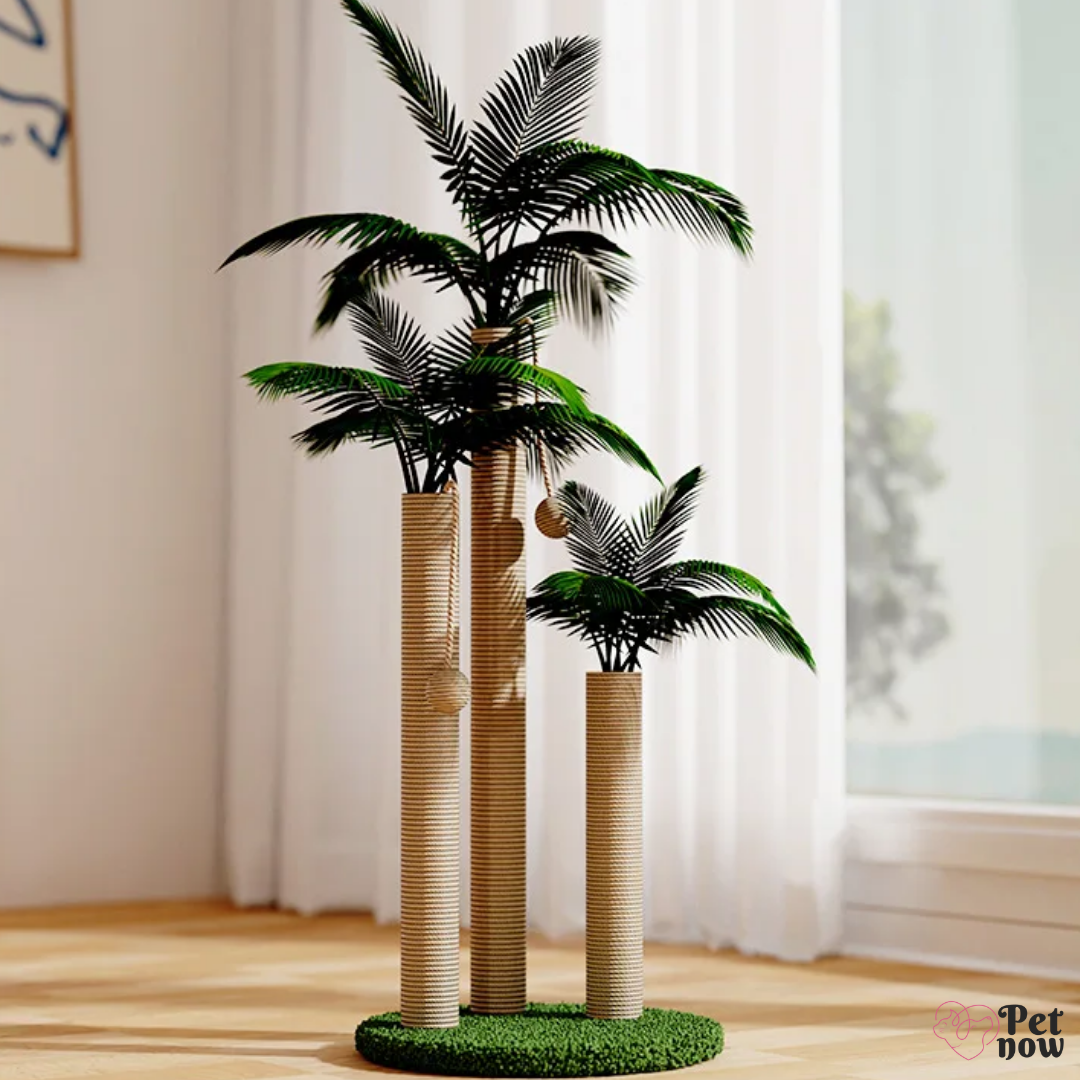 Arranhador de Sisal para Gatos Coqueiro Decorativo