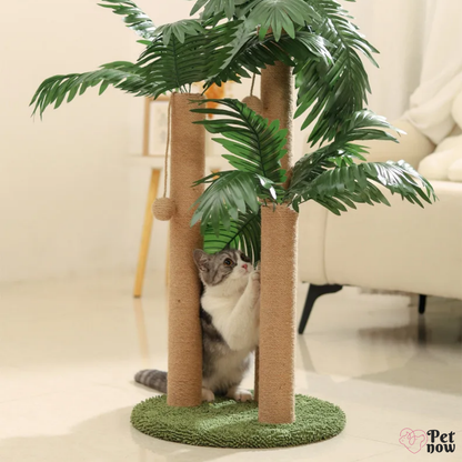 Arranhador de Sisal para Gatos Coqueiro Decorativo