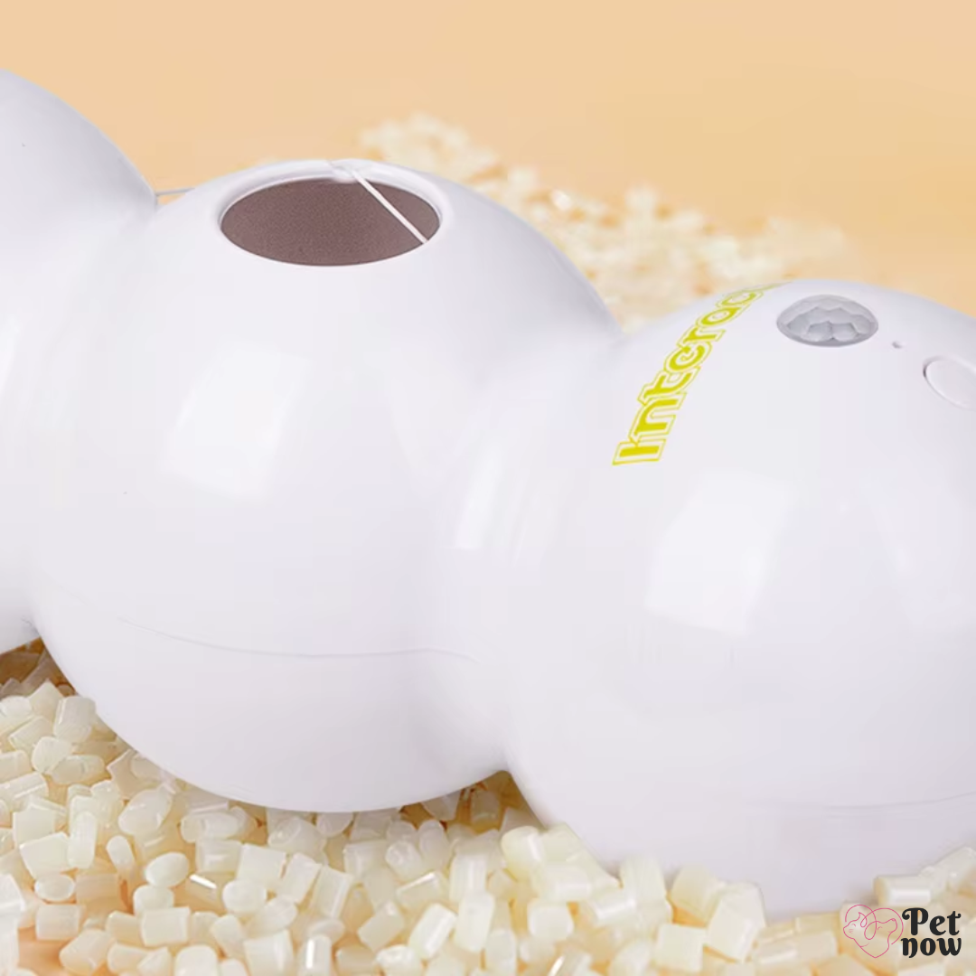 Brinquedo Interativo Lagarta para Gatos com Sensor de Movimento USB