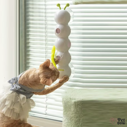 Brinquedo Interativo Lagarta para Gatos com Sensor de Movimento USB