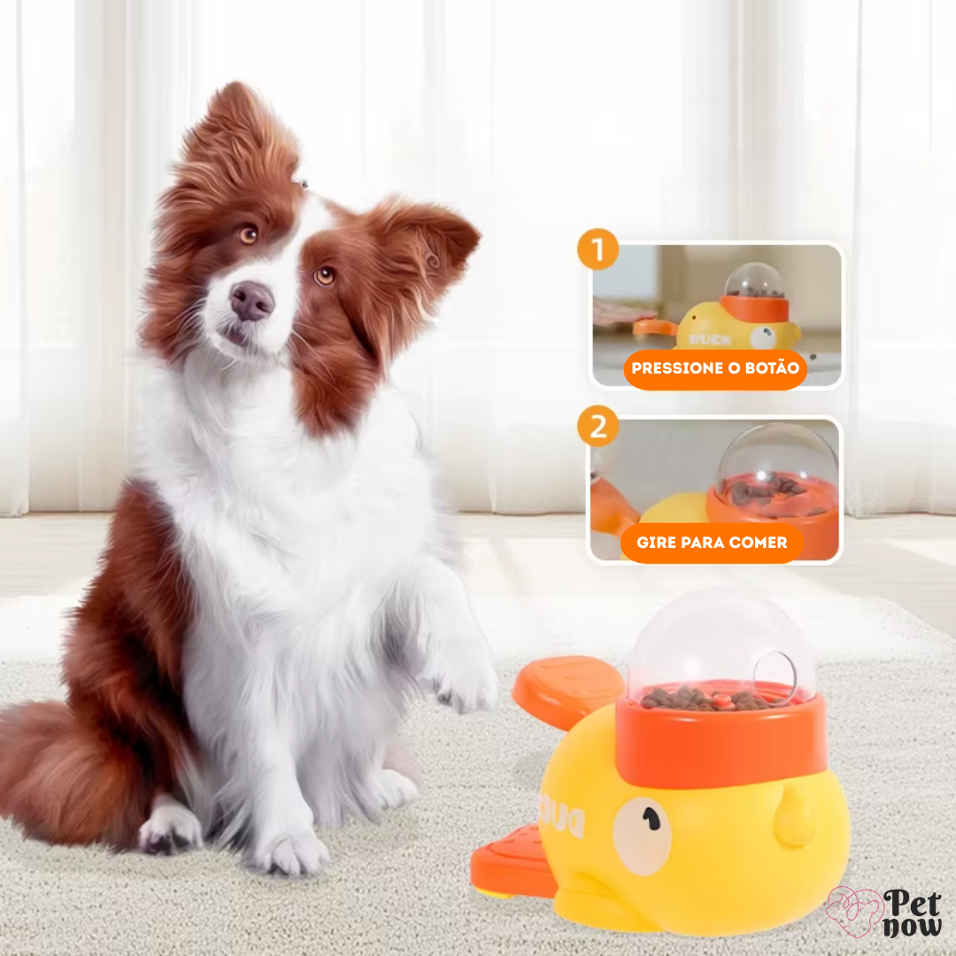 Alimentador Interativo Pato para Pets