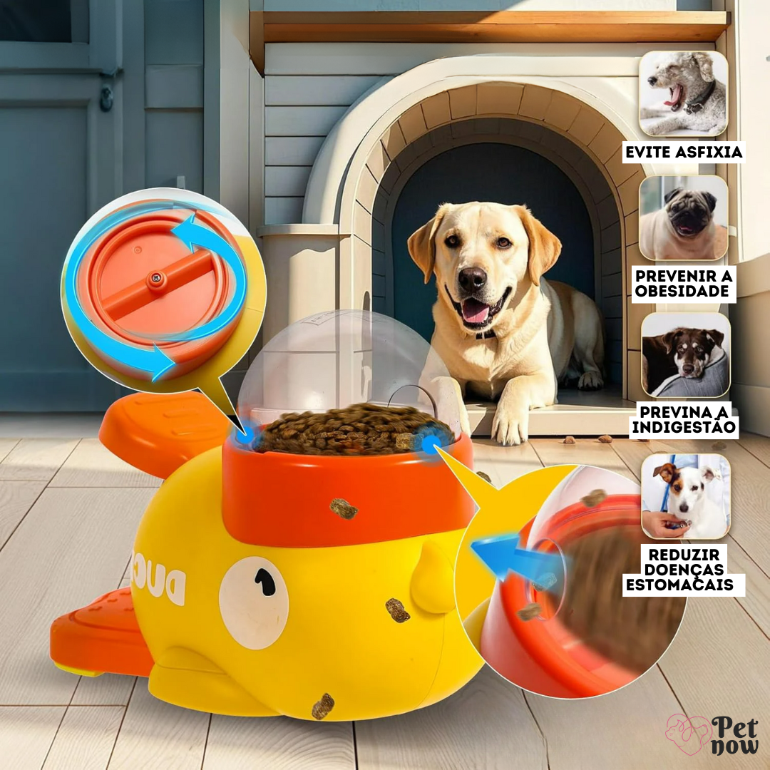 Alimentador Interativo Pato para Pets