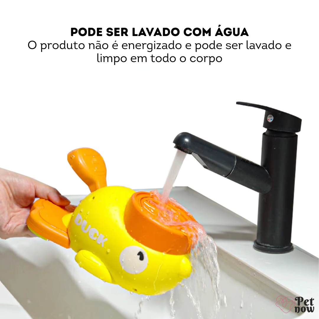 Alimentador Interativo Pato para Pets
