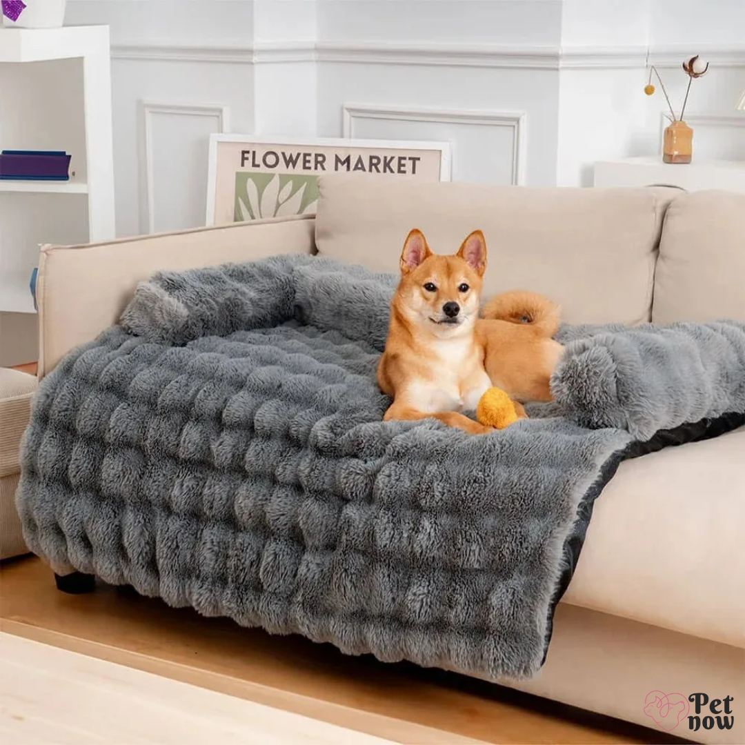 Cama para Sofá de Pelúcia - Cães e Gatos