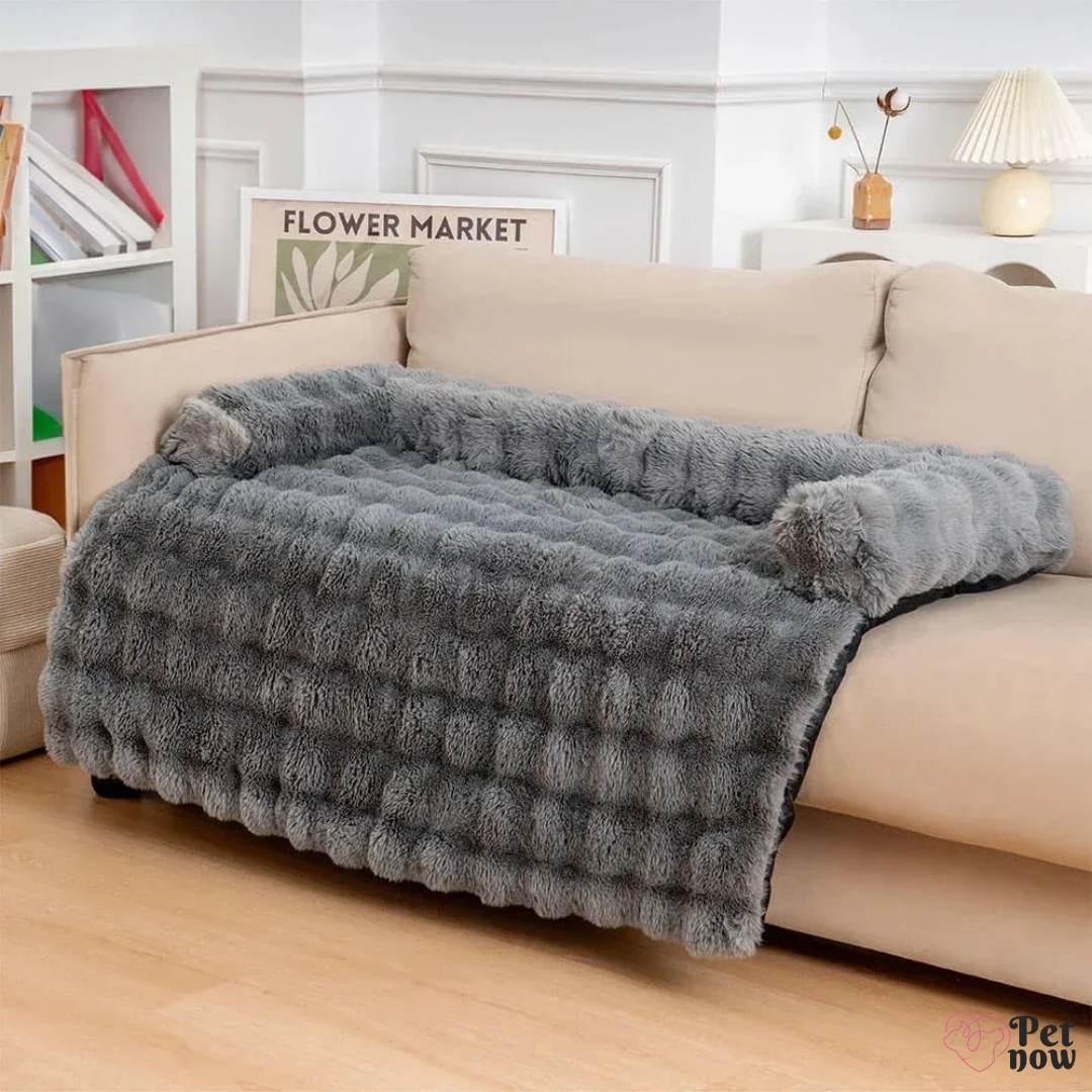 Cama para Sofá de Pelúcia - Cães e Gatos