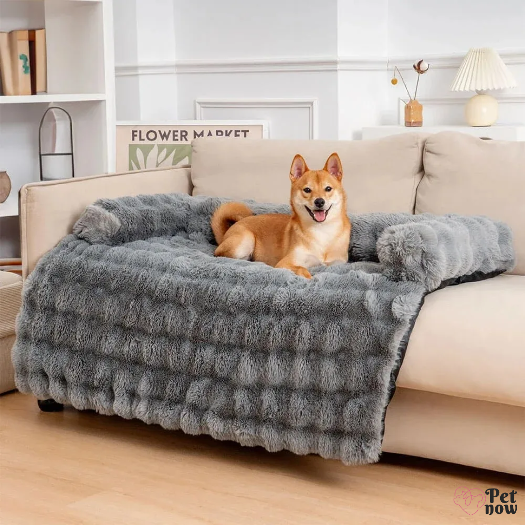 Cama para Sofá de Pelúcia - Cães e Gatos
