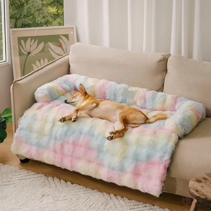 Cama para Sofá de Pelúcia - Cães e Gatos