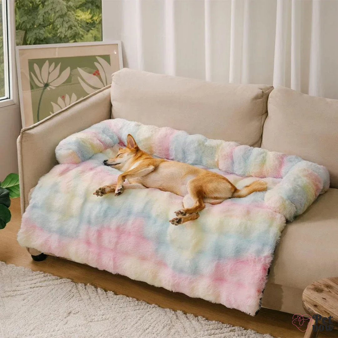 Cama para Sofá de Pelúcia - Cães e Gatos