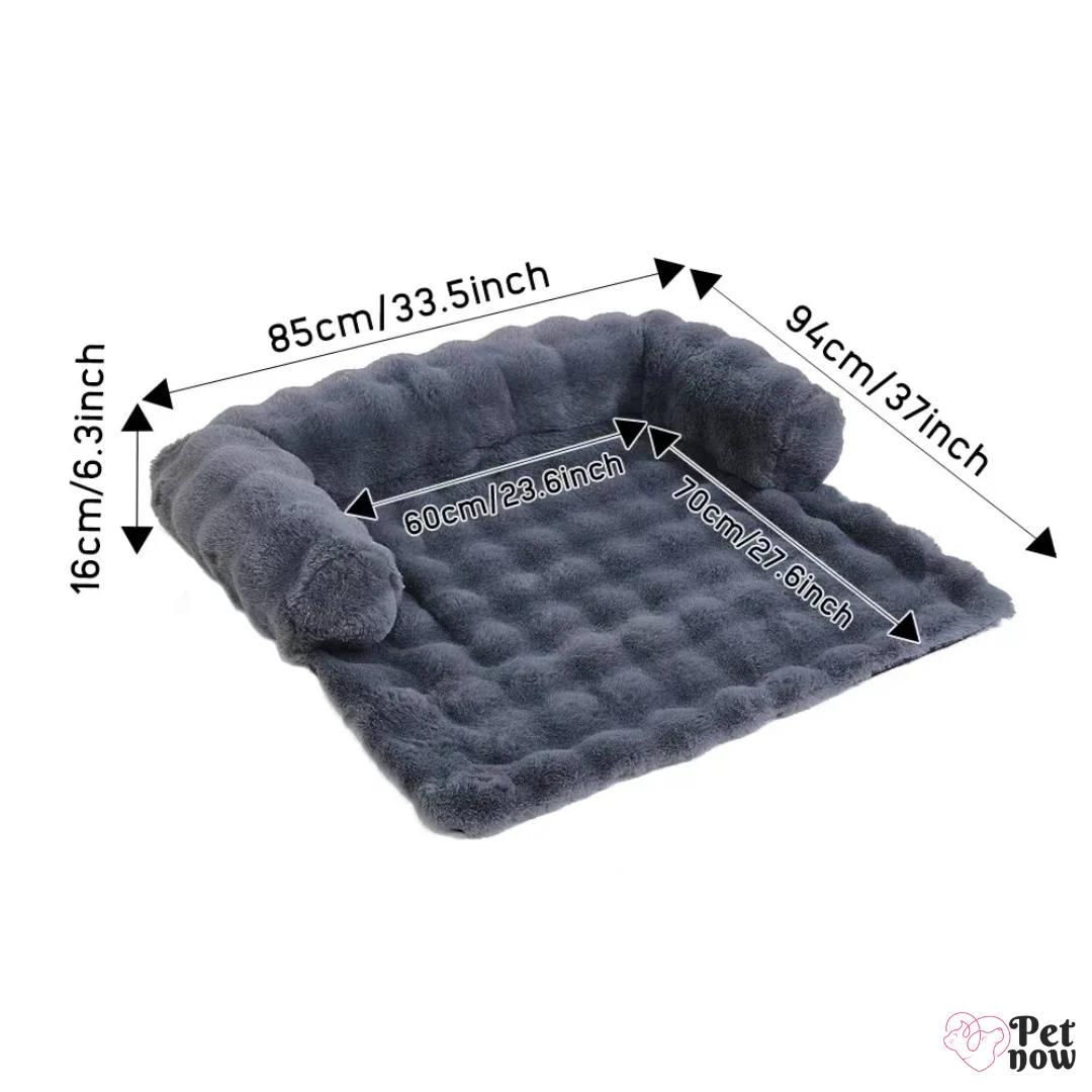 Cama para Sofá de Pelúcia - Cães e Gatos