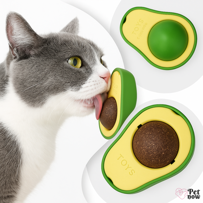 Abacatnip Bolinha de Catnip Interativa: Brinquedo de Catnip Que Vai Conquistar Seu Gato