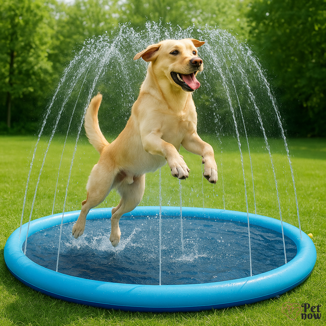 Tapete Pulverizador de Água Refrescante Para Cães
