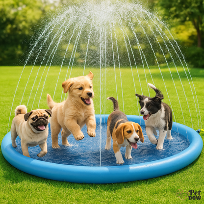 Tapete Pulverizador de Água Refrescante Para Cães