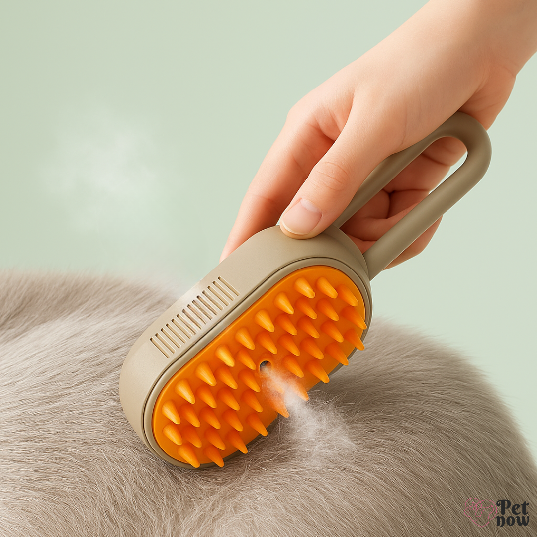 Escova a Vapor Removedora de Pelos para Gatos