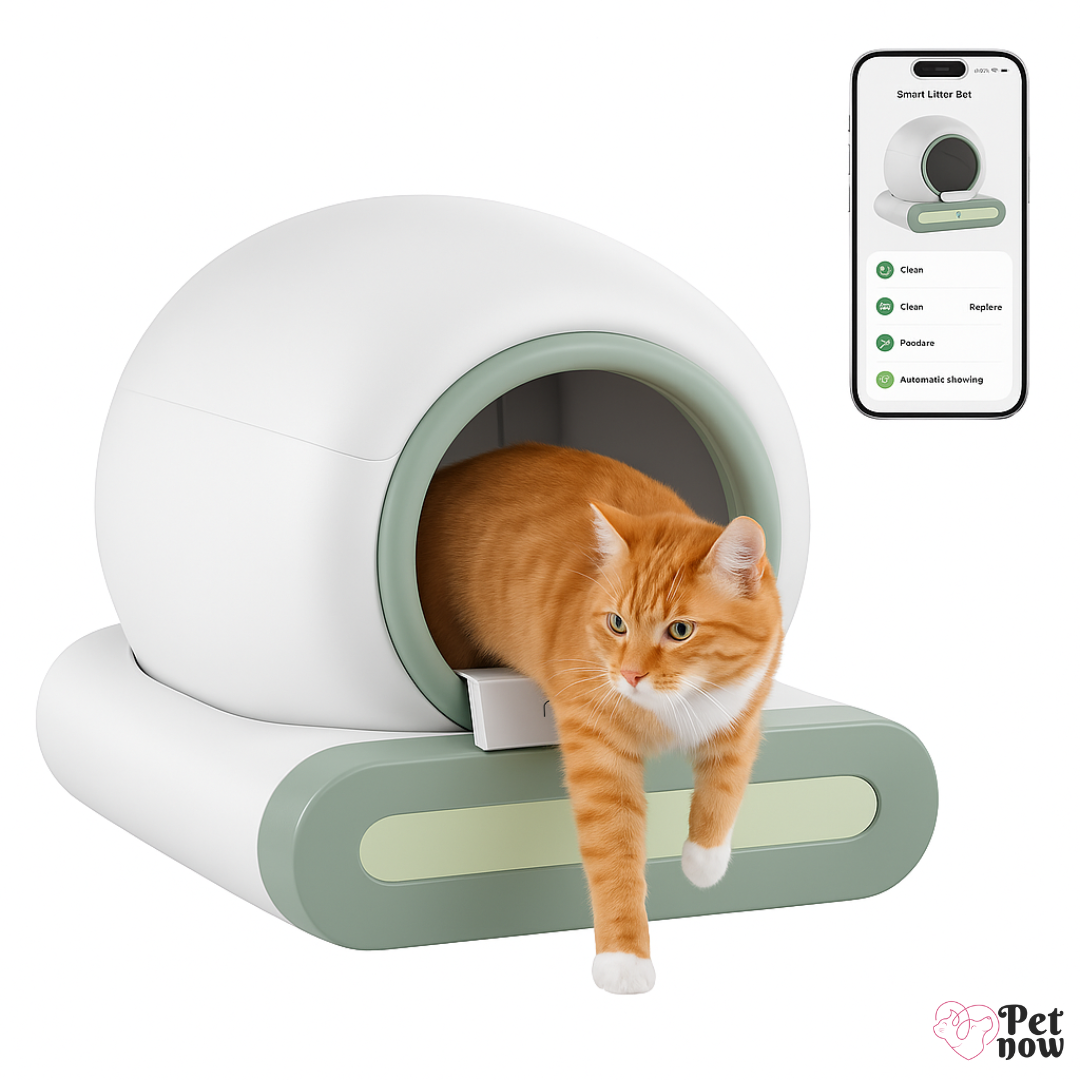 Caixa de Areia Automática para Gatos NewPet - Limpeza Automática