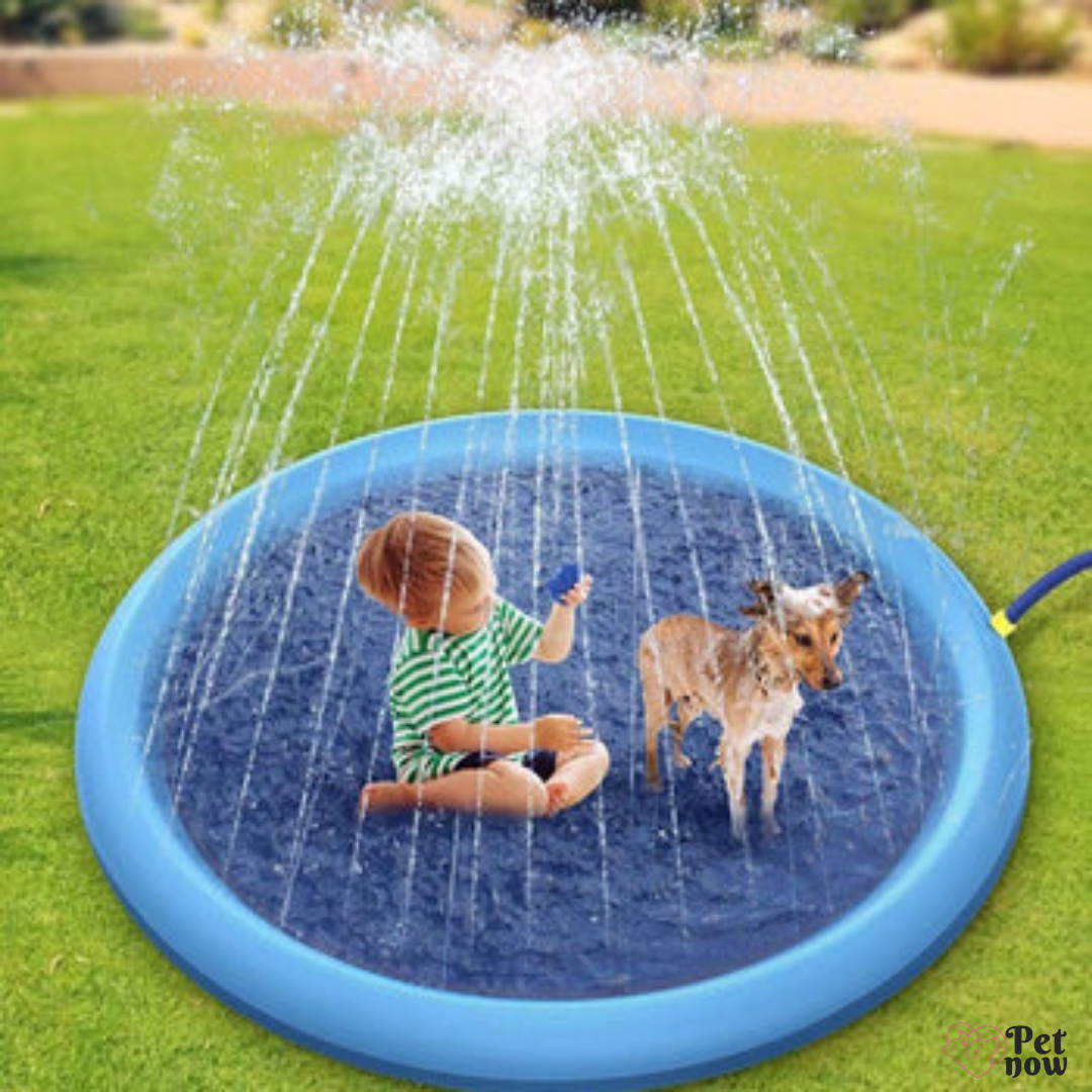 Tapete Pulverizador de Água Refrescante Para Cães