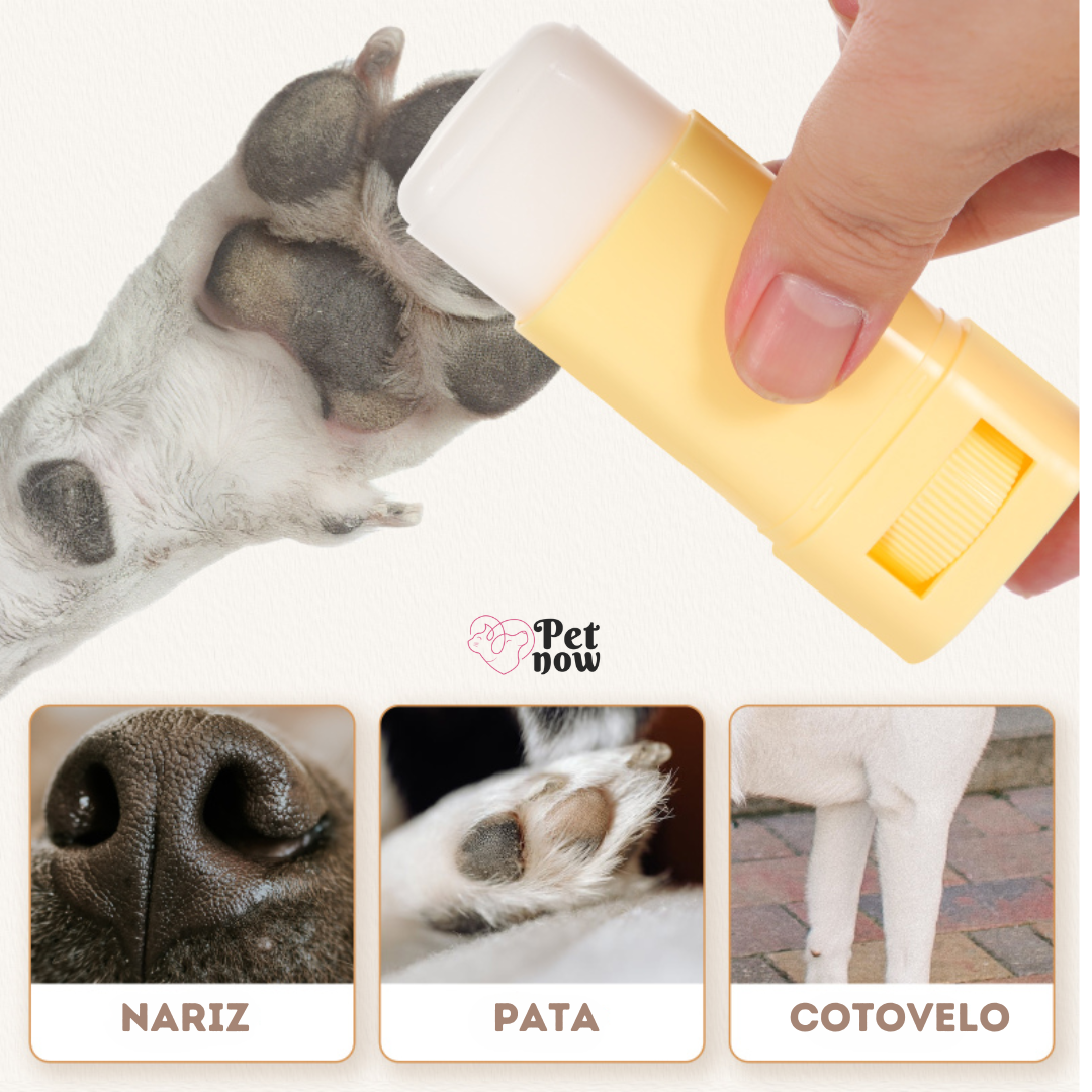 Bastão de Creme Hidratante para Patas dos Pets