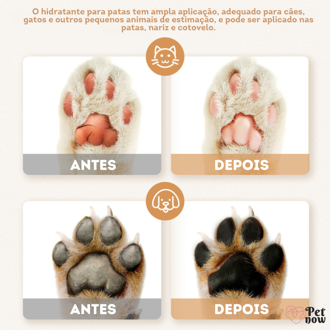 Bastão de Creme Hidratante para Patas dos Pets