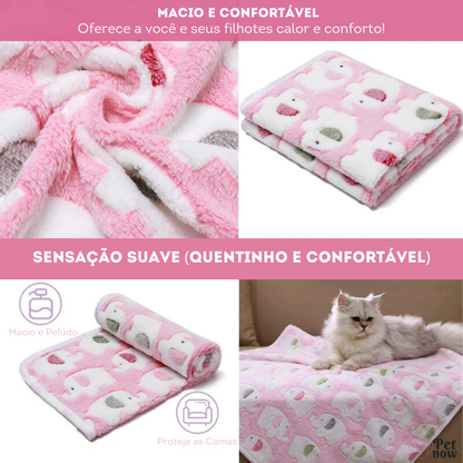 Cobertor Macio para Pets Elefantinho