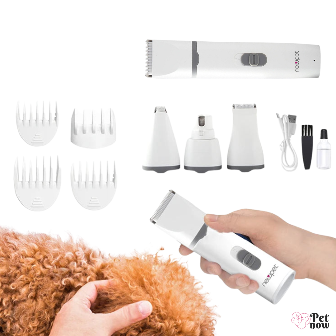 Máquina de Tosa Profissional NewPet - Aparador Profissional e Cortador de Unhas para Cães e Gatos