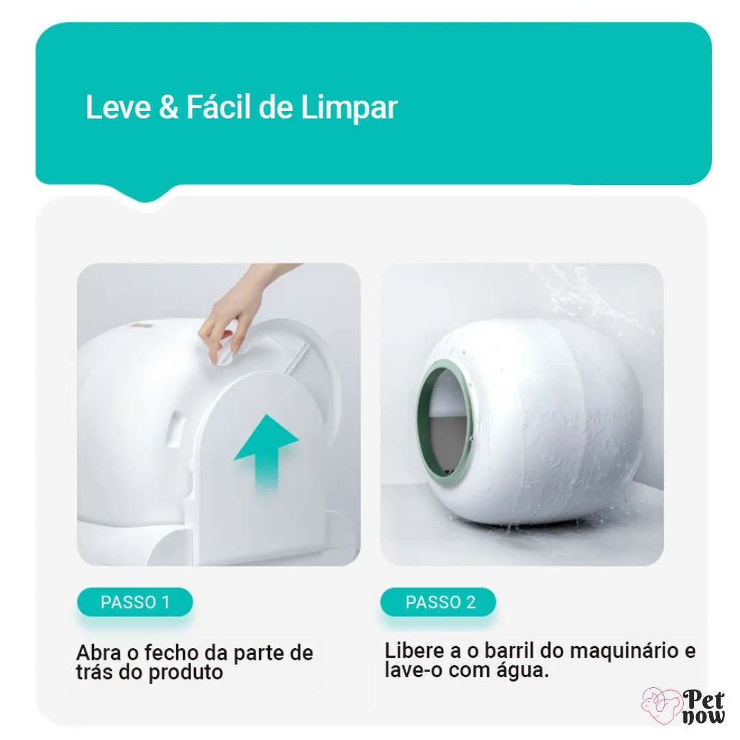 Caixa de Areia Automática para Gatos NewPet - Limpeza Automática Controle por Aplicativo