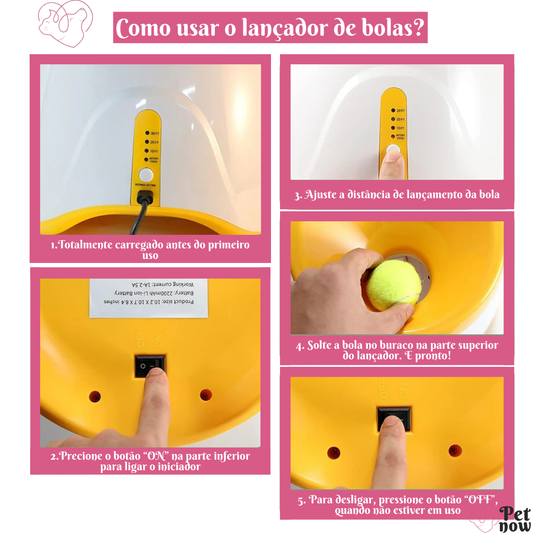 Lançador de Bolinhas Automático