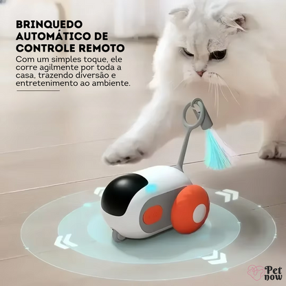 Carrinho Inteligente de Caça para Gatos - Controle Remoto Gravitacional