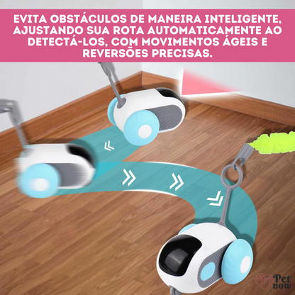 Carrinho Inteligente de Caça para Gatos - Controle Remoto Gravitacional