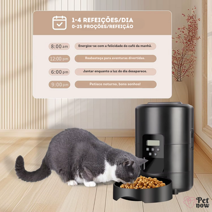 Comedouro Automático Inteligente 2L - Controle Manual ou Wi-Fi