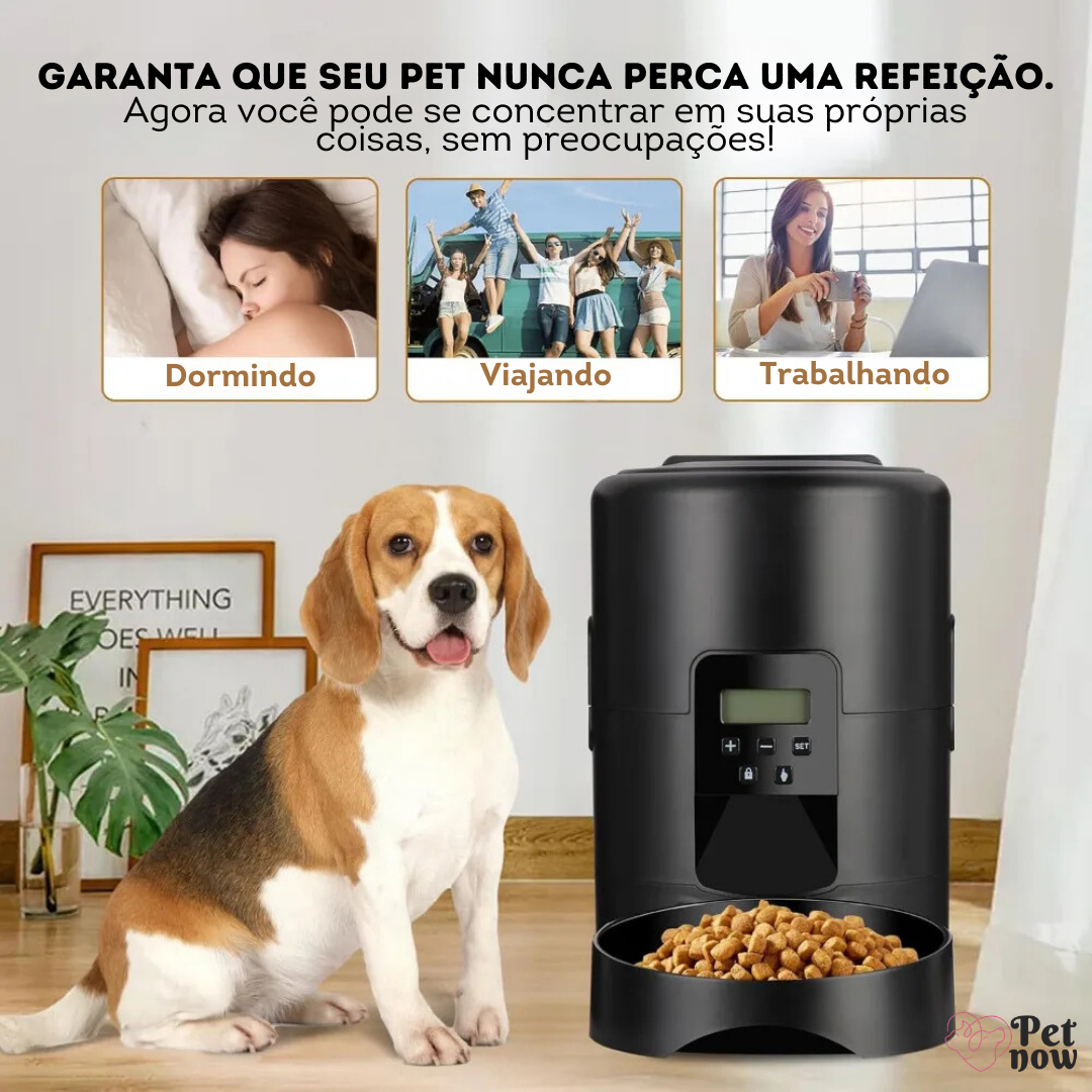 Comedouro Automático Inteligente 2L - Controle Manual ou Wi-Fi